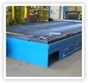Plasma duct table c/w internal ducts and doors